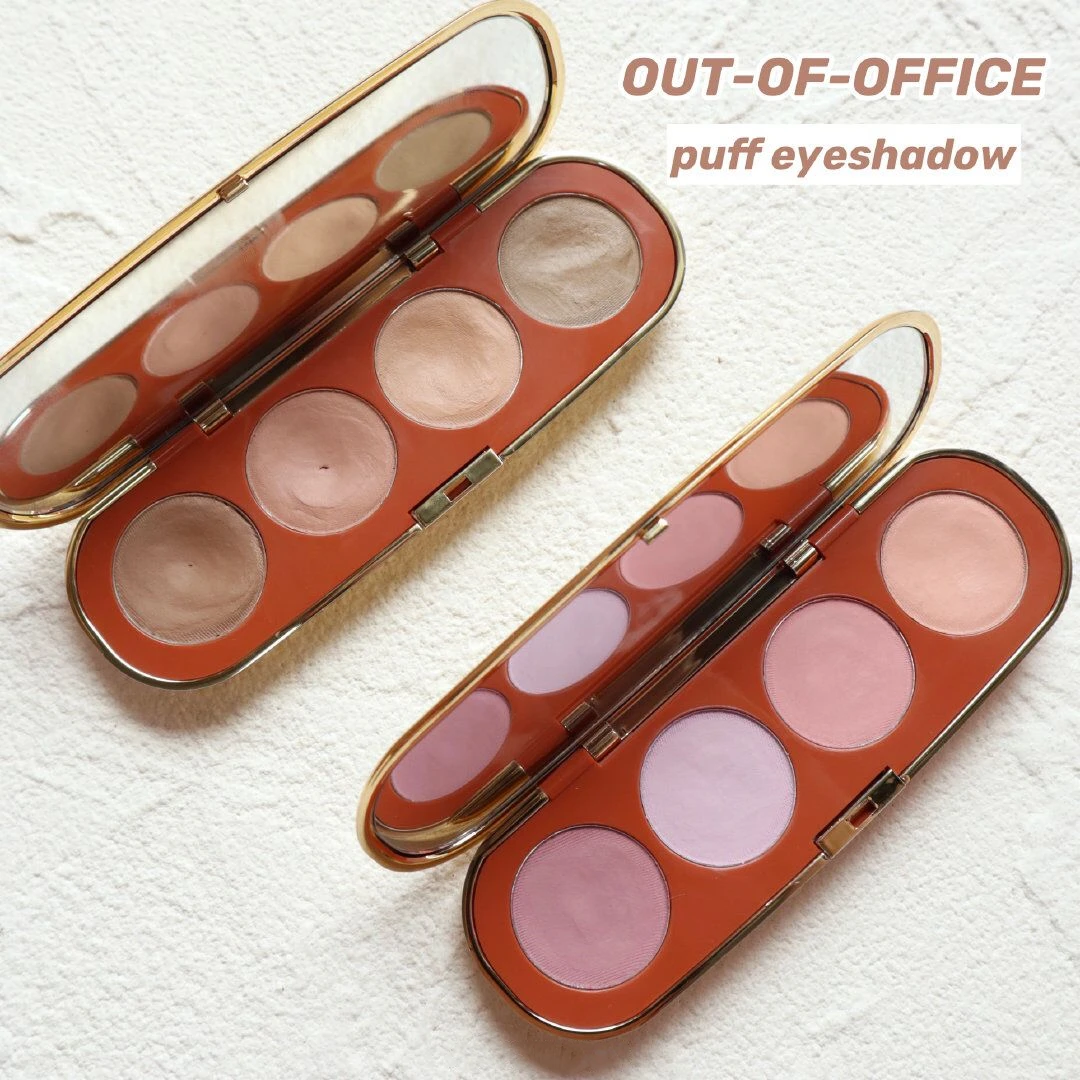 OOO OUTOFOFFICE Professional Multi-Color Eye Shadow Palette 4 Colors Matte Natural Women Beauty Cosmetic Eye Makeup