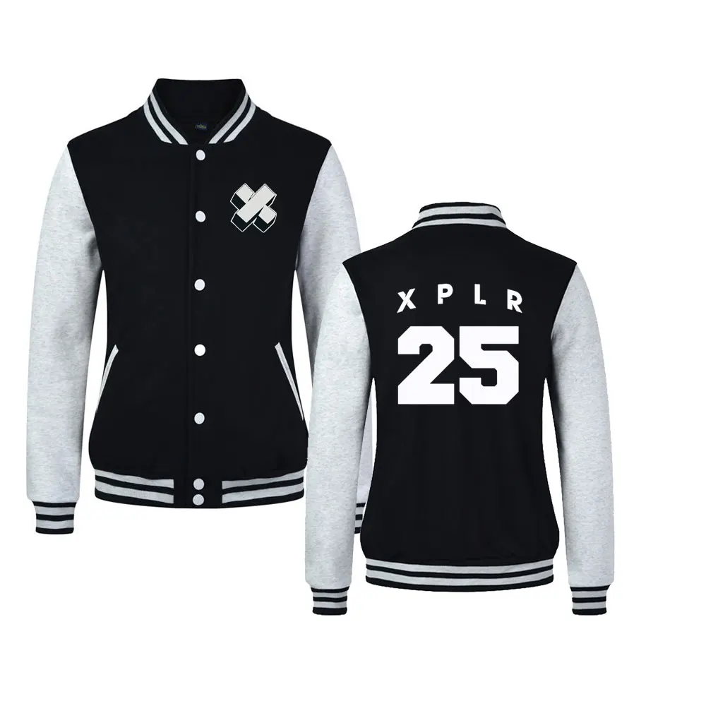 

2023 Sam and Colby Merch XPLR Varsity свитшоты унисекс куртки мужские casaco feminino y2k одежда мужская куртка