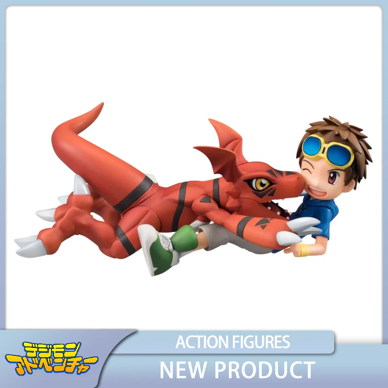 

Brand New Genuine Megahouse MH GEM Digimon Adventure 3 Matsuda Takato Guilmon Action Anime Figures In Stock Gifts Toys