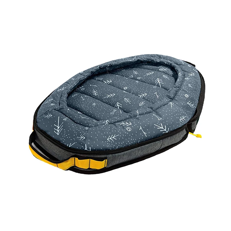

Cute Print Fiber Travel Pet Bed Mat Pads Portable Dog Cat Travel Mat With Handle For Traveling