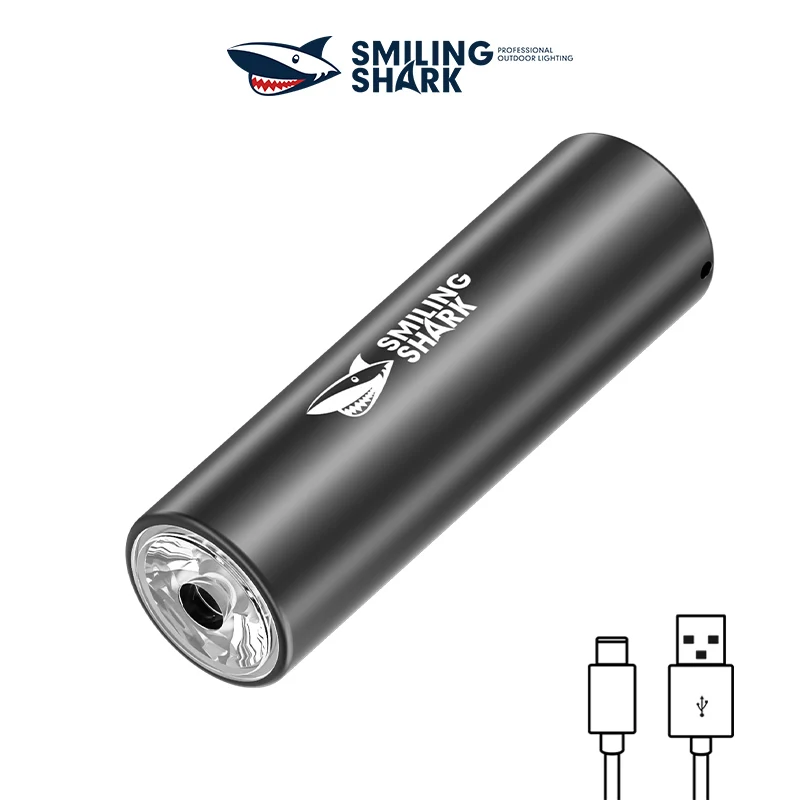 1PC SMILINGSHARK Mini UV Flashlight Super Bright Purple Light Black Flash Light 4Modes for Dog Cat Pet Urine Stain SD-5300