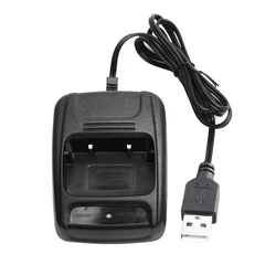 Baofeng-carregador adaptador USB, rádio em dois sentidos, Walkie Talkie, BF-888s, USB Charge Dock, 888 Baofeng 888s Acessórios