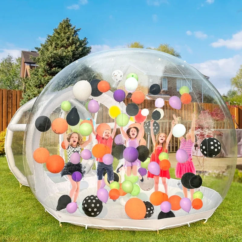3m tpu inflável claro bolha casa personalização crianças festa balão transparente bolha tenda cúpula com ventilador