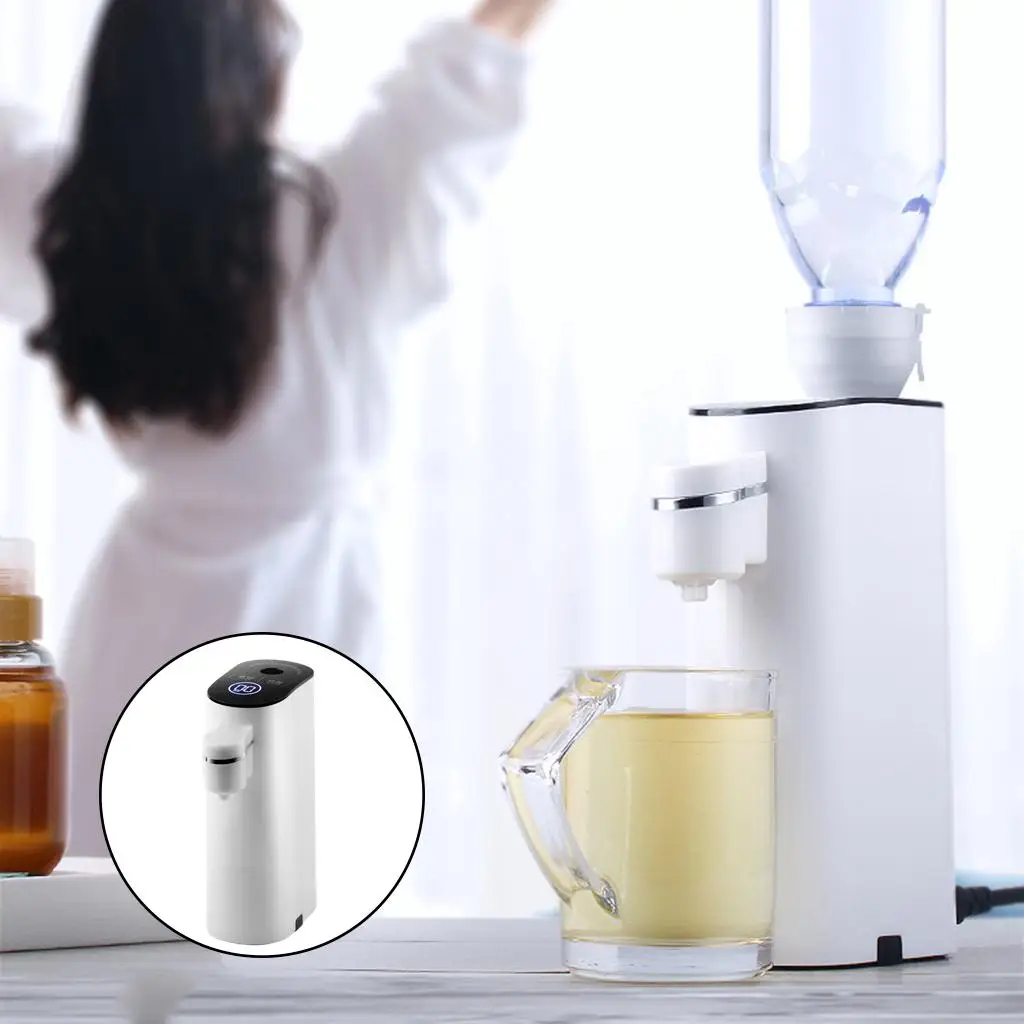 Travel Portable Mini Water Dispenser Electric Hot Cold Countertop Drinking Fountain with Pump and Heater for Hotel Office Tea