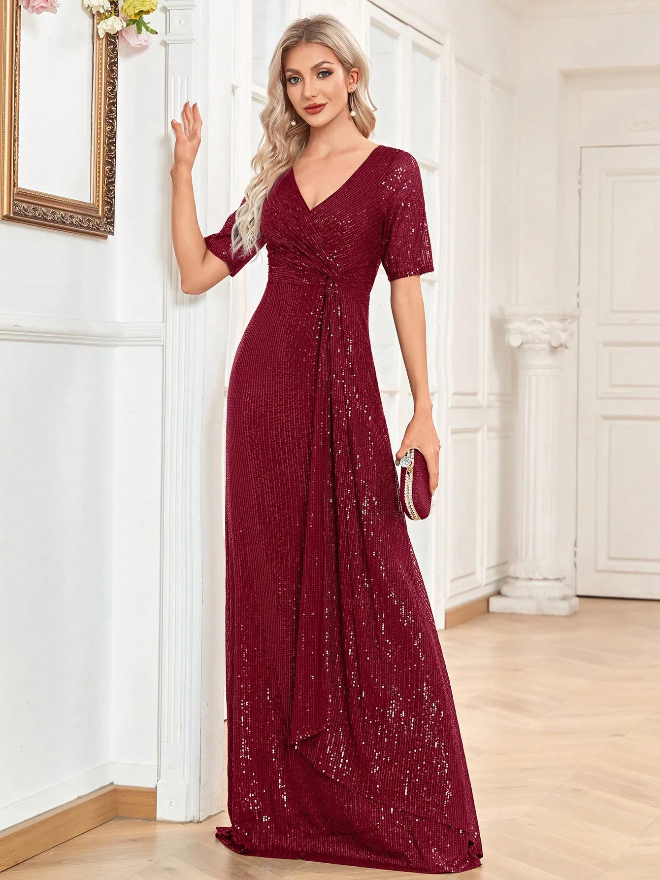 Luxury Red Floor Le… - image