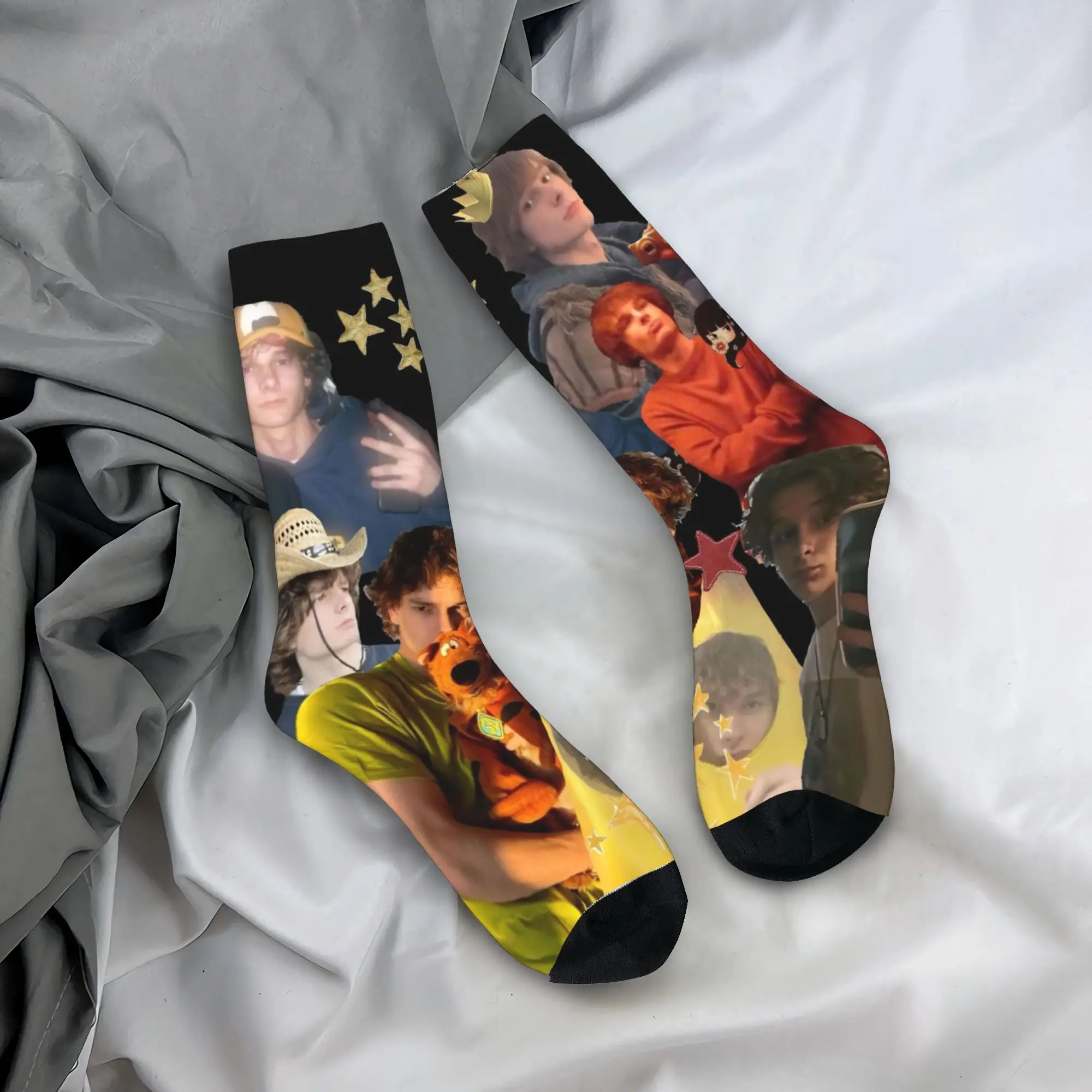 Girlboss Mason Thames Collage Socks  Pattern Stockings Anti Skid Men Socks Soft Winter Funny Skateboard Socks