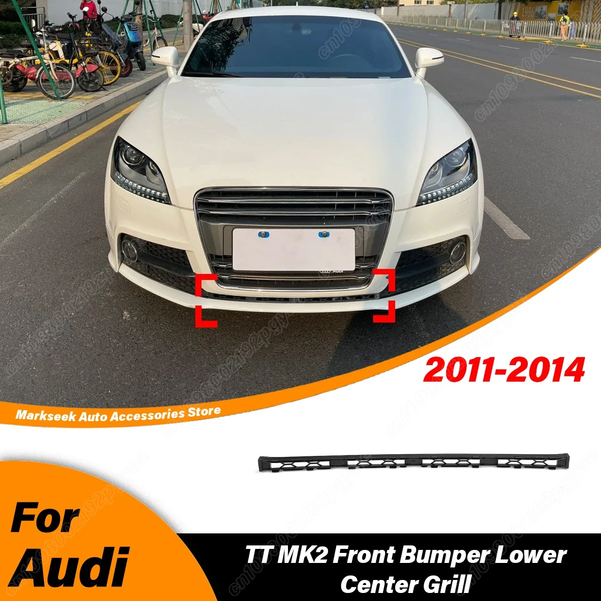 

Для Audi TT 8J MK2 S-LINE 2011 2012 2013 2014 Автомобильный передний бампер, нижняя решетка, запасные части, нижняя решетка, комплект кузова 8J0807697H