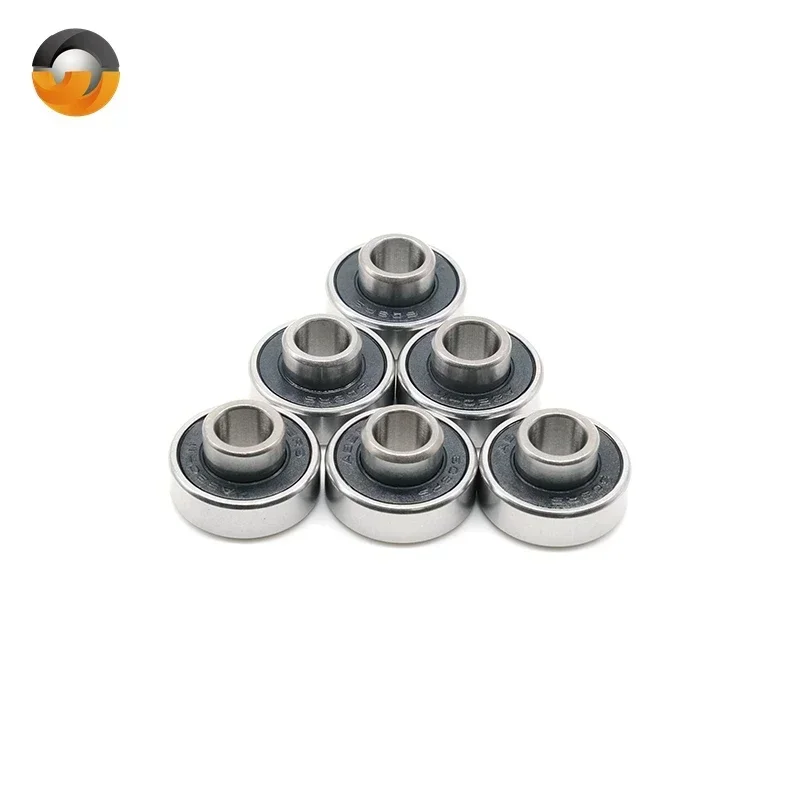 8PCS 608RS Skateboard Bearing  8x22x7mm ABEC-9 Integrated spacer Longboard Bearing 608 Dance Board Double Rocker board Bearings