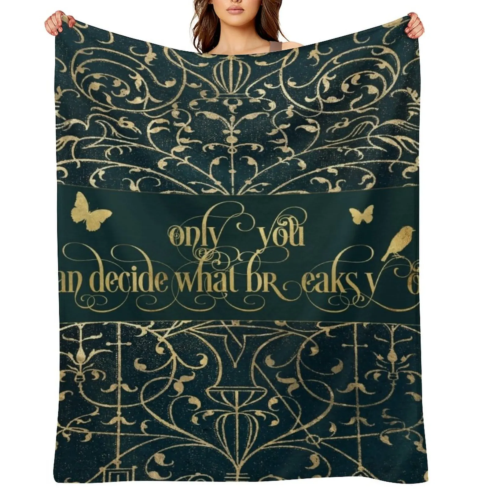 

A Court Of Thorns And Roses Throw Blanket halloween Camping Luxury Brand Blankets