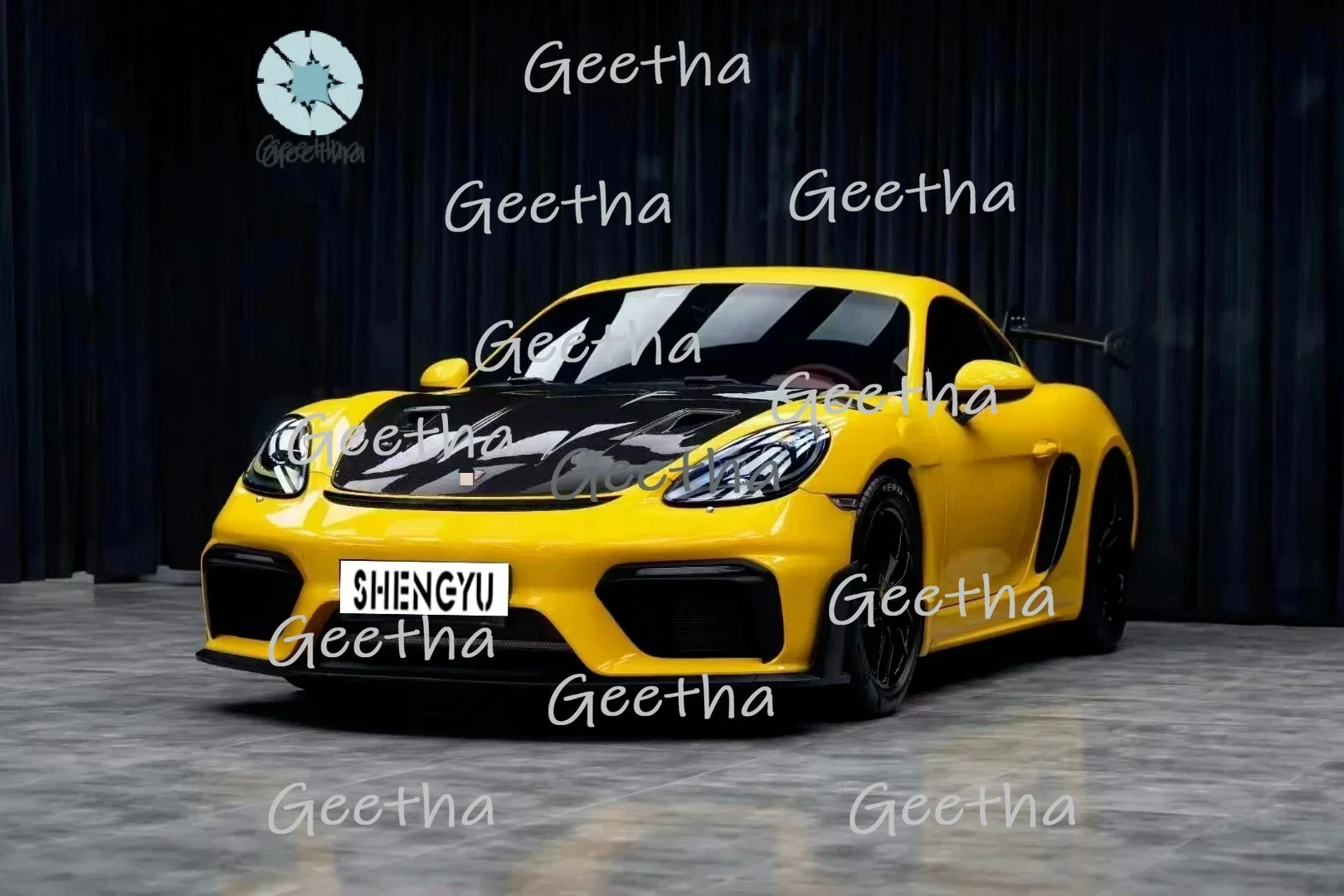 

for Car Bumpers Body Kit for Porsche 718 Cayman 2016-up Upgrade to GT4 RS Style Body Kit Include Roof Rear Spoiler