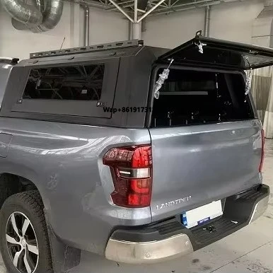 

New Product 4x4 Pickup Truck Aluminum Alloy with Windpws Waterproof Truck Topper Cover Hardtop Canopy