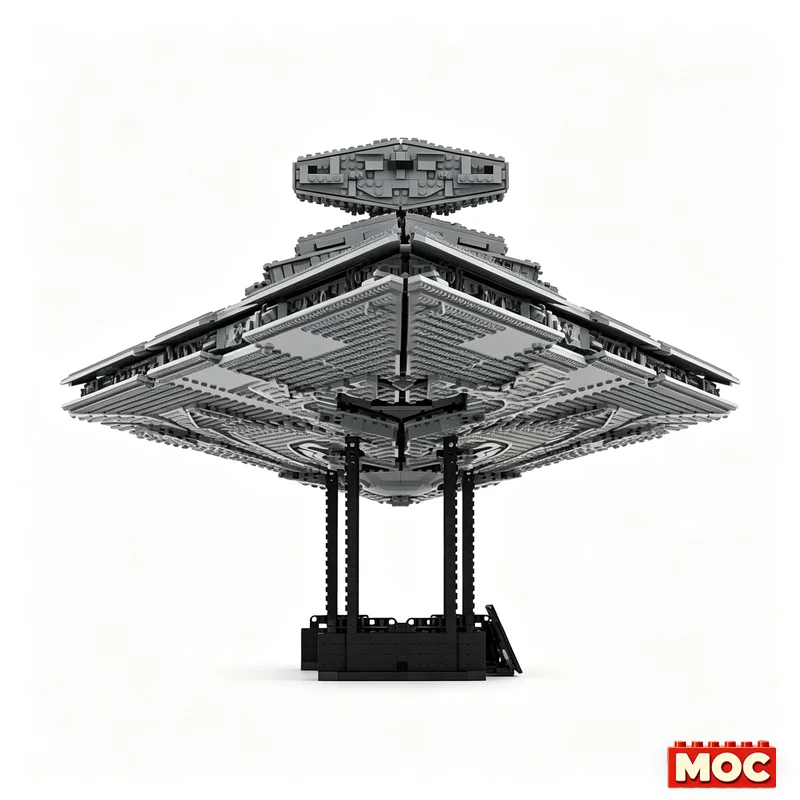 5928PCS Customize ISD Chimaera Rebels Version Space War Ship MOC Creative Model DIY Assembly Educational Toy Collection Toy Gift