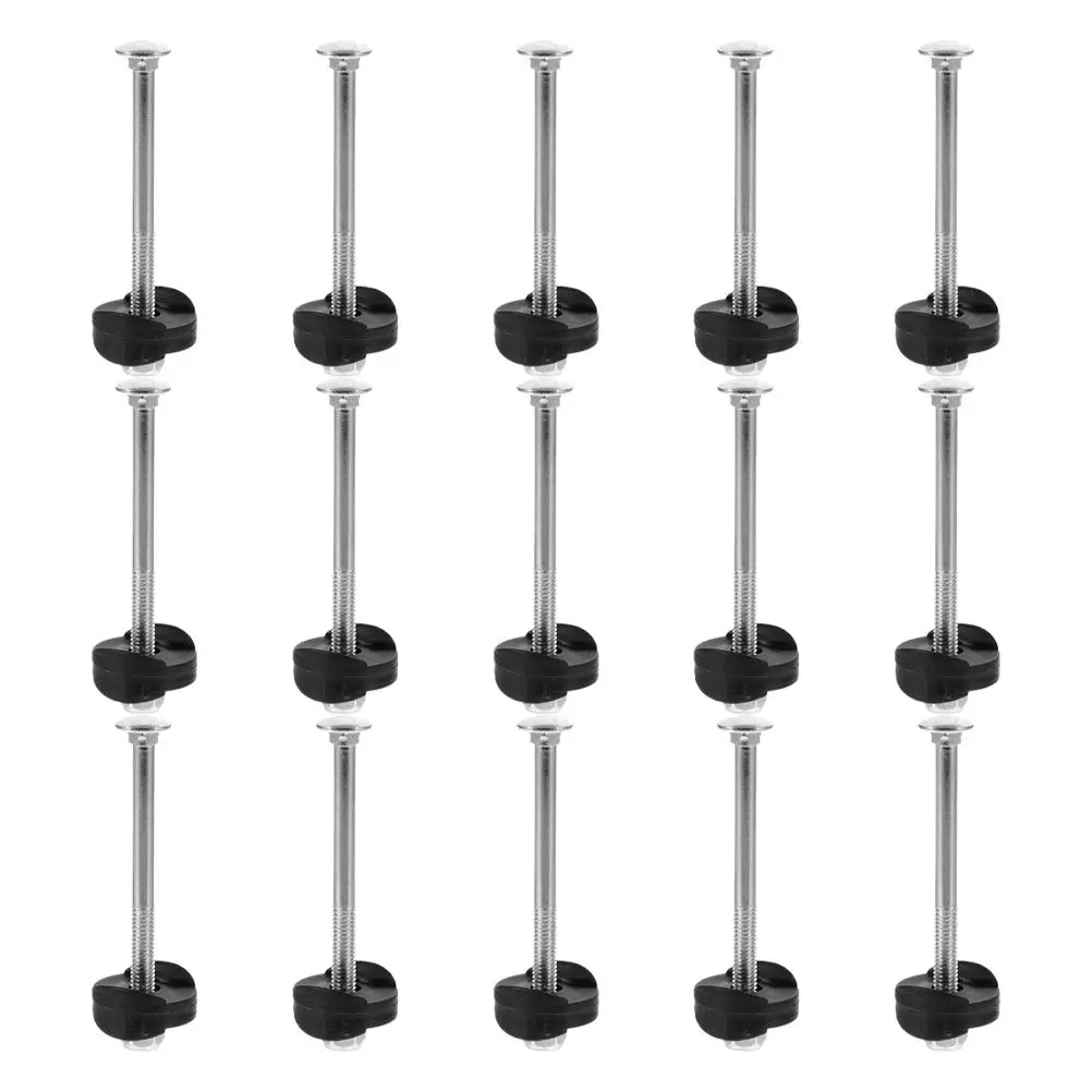 15Sets Long Trampoline Screws Bolts Anti-Loose Stability Bolts Precision Engineered Weatherproof Trampoline Fixing Replacement
