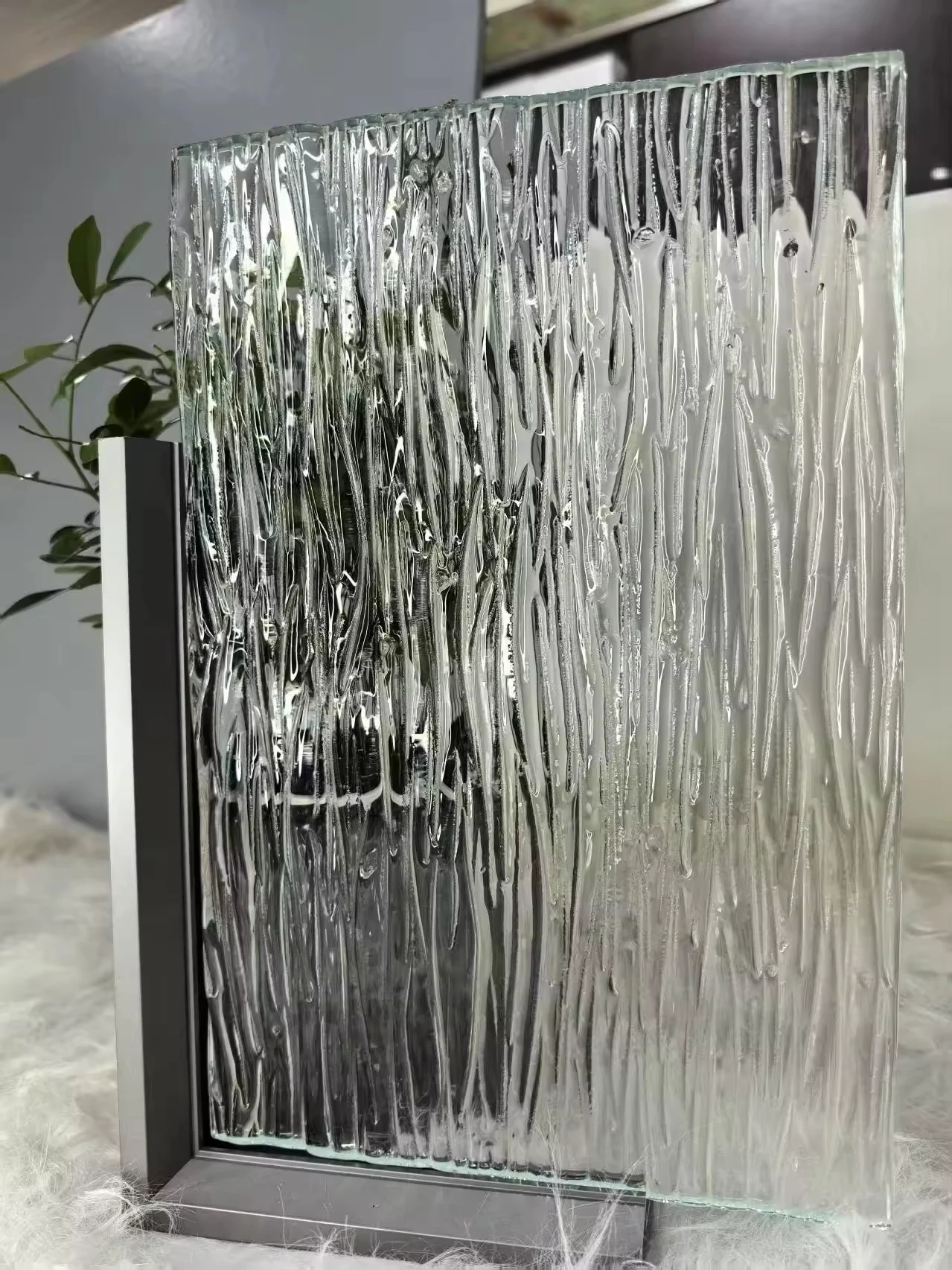 Customized Modern Solid Transparent Glass Brick Partition Board Factory Price Direct Sales Industrial Hot Melt Glass - view 6