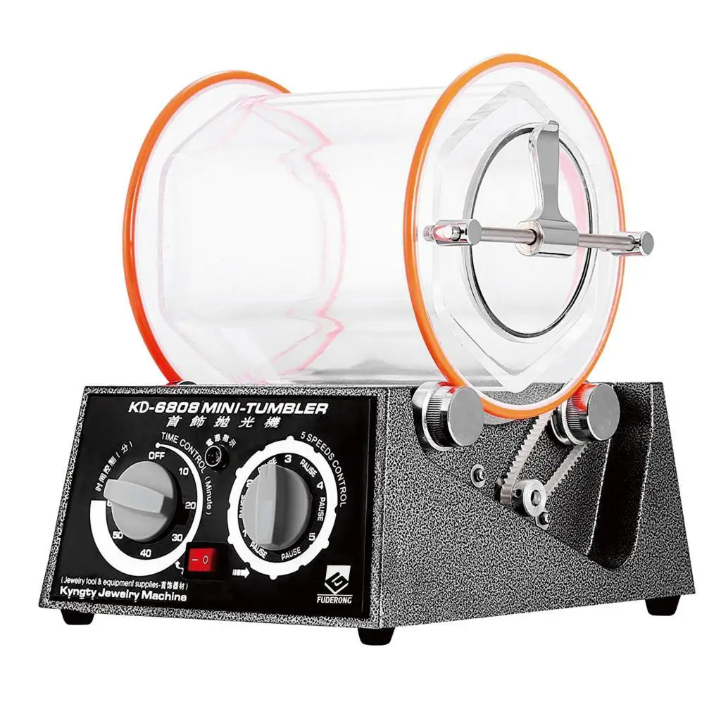 

Jewelry Polisher Mini Polisher Rotary Tumbler Surface Polisher 3Kg 6.6 Lbs Capacity 80 Polishing Finishing Machine