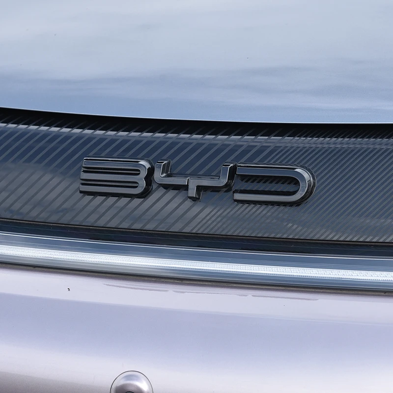 Für BYD Dolphin EA1 2024-2026 Vorderes Kopfemblem Schwarzer Aufkleber Blackout Außenmodifikation Dekorative Auto-Accessoires – Detail 3