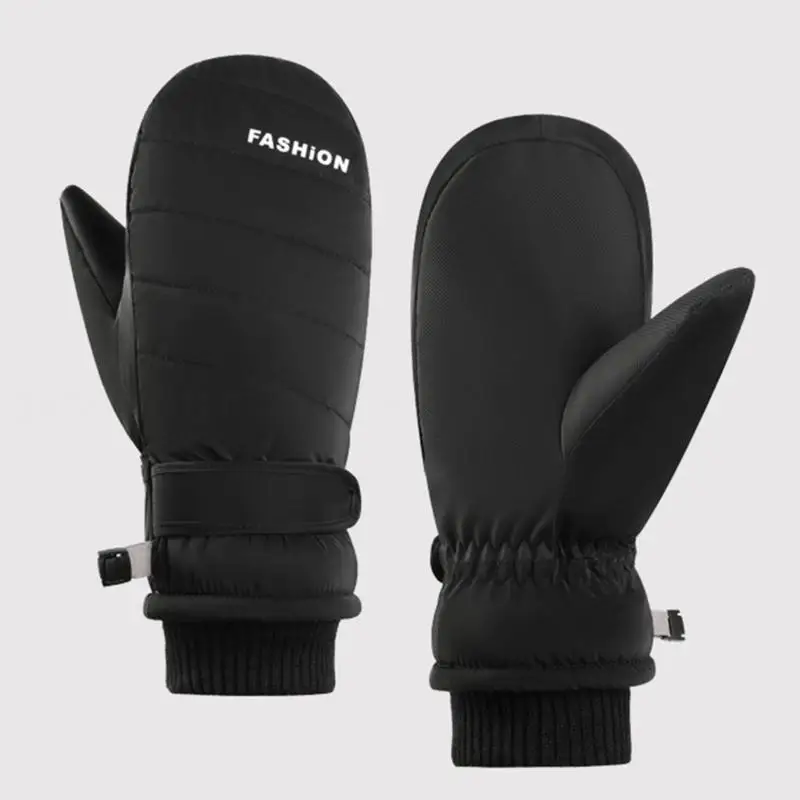 39BD 1pair Winter Waterproofed Insulated Gloves Outdoor Sports Mittens Skiing Gloves for Outdoor Sports and Snow Activity