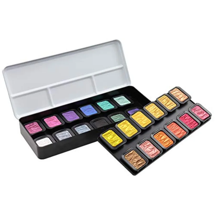 

HOLBEIN 610605 Fine Tech Pearl Cent Color F2400 Pearl Color 22 Colors + Flip-Flop Color 2 Color Set