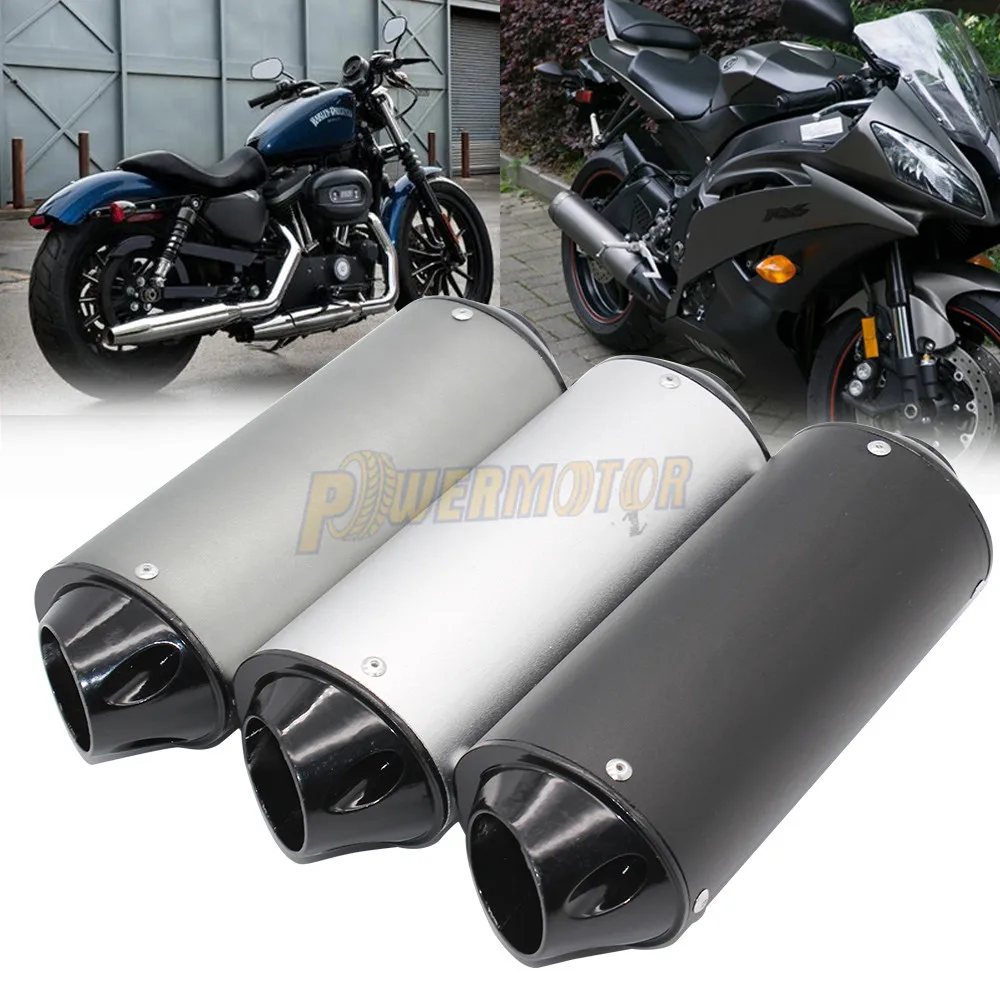 Motorcycle Exhaust Pipe Universal 28mm 38mm For 125cc 150cc 160cc For Honda Yamaha Kawasaki ATV Motocross Muffler Modified Parts