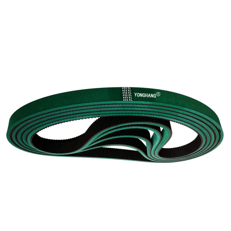 folding box gluer belt green rubber 432XL-25-6 resistant to wear and tear not easy to break fast shipment