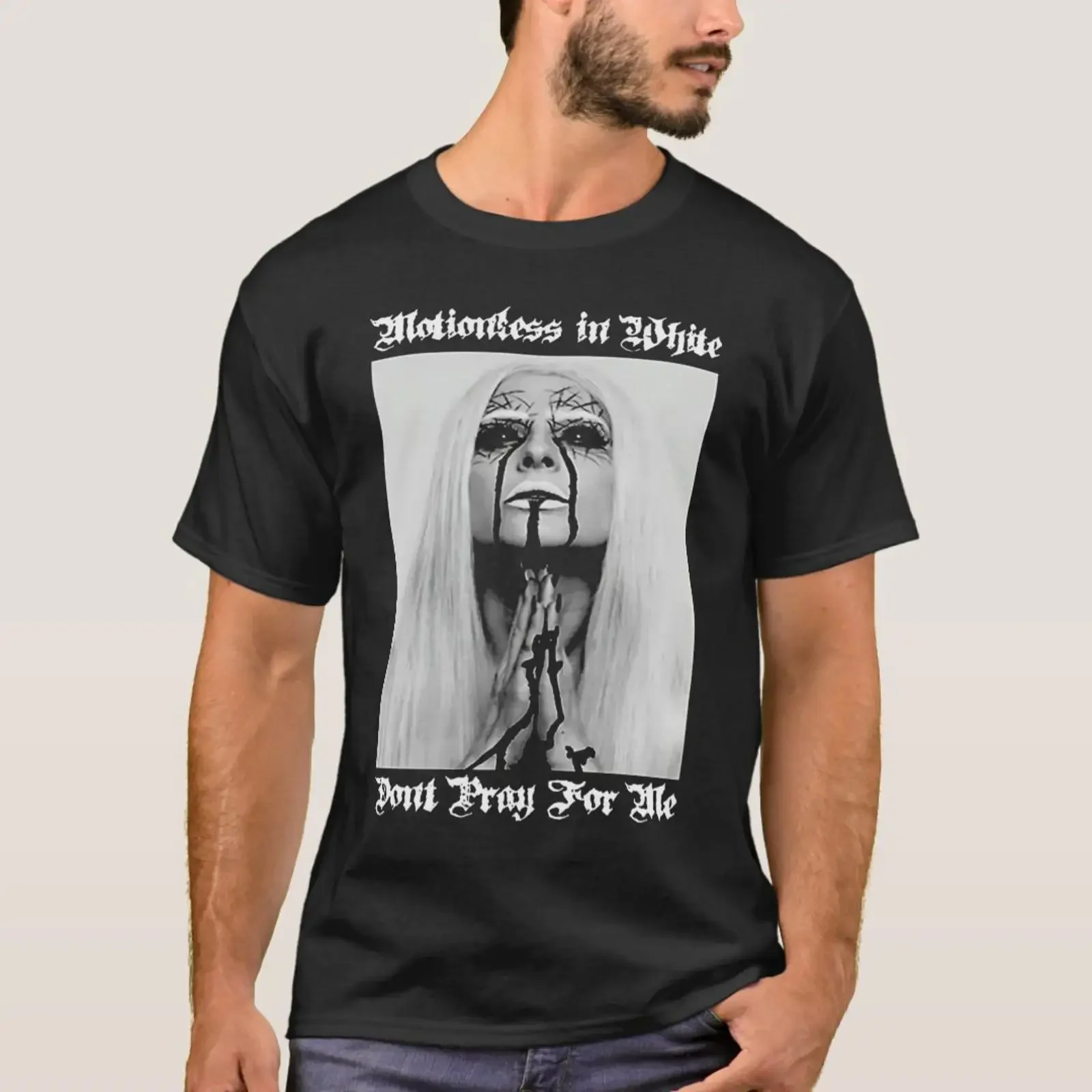 PRAY Motionless okkey in white Trendi T Shirt vintage Washed Breathable Versatile homme Top For Everyday Wear Comfortable