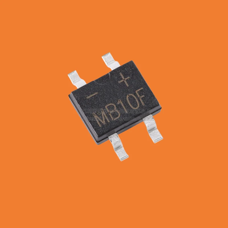 10PCS/original genuine MB10F MBF 1000V 800mA universal bridge rectifier