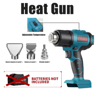 18V/21V Cordless Hot Air Gun, Heat Shrink Gun, Industrial Handheld Electric Heating Gun, Temperature Suitable For Makita Battery