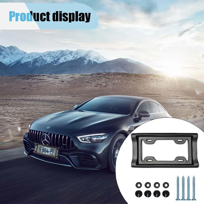 

Бампер номерного знака автомобиля Американская рамка номерного знака используется для защиты бампера от царапин и держателя столкновений вмятин.