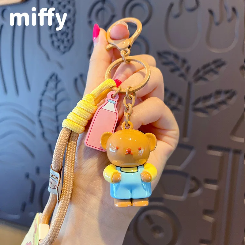 Kawaii ميفي بوريس دمية الخبز البيت المفاتيح الظهر التعبئة والتغليف الديكور سيارة المفاتيح الفتيان والفتيات هدايا عيد الميلاد #5