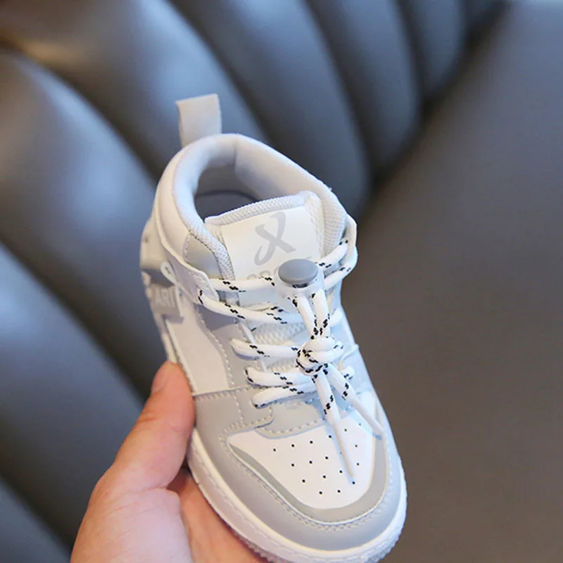 Dzieci Wiosna Jesień Nowe Wysokie Buty Sportowe Chłopcy Outdoor Casual Sneakers Non Slip Girls Board Shoes Toddler Sport Footwear Shoe