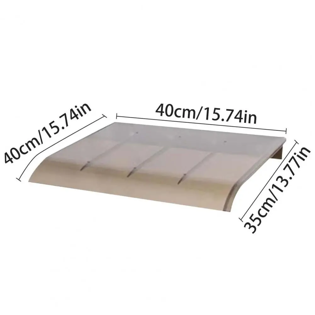 Invisible Canopy Roof Window Door Canopy Transparent Entryway Awning Cover UV And Snow Protected For Outdoor Balcony Protection