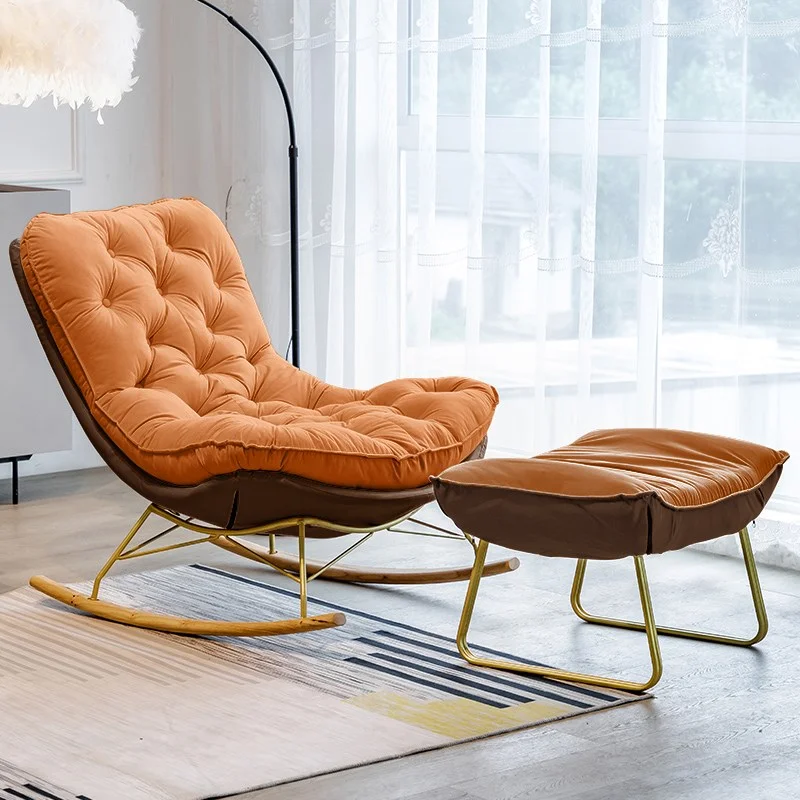 الشمال كراسي غرفة المعيشة الحديثة هزاز الكبار الاسترخاء كسول تصميم كراسي كرسي كرسي نفث Sillas De Sala أثاث المنزل