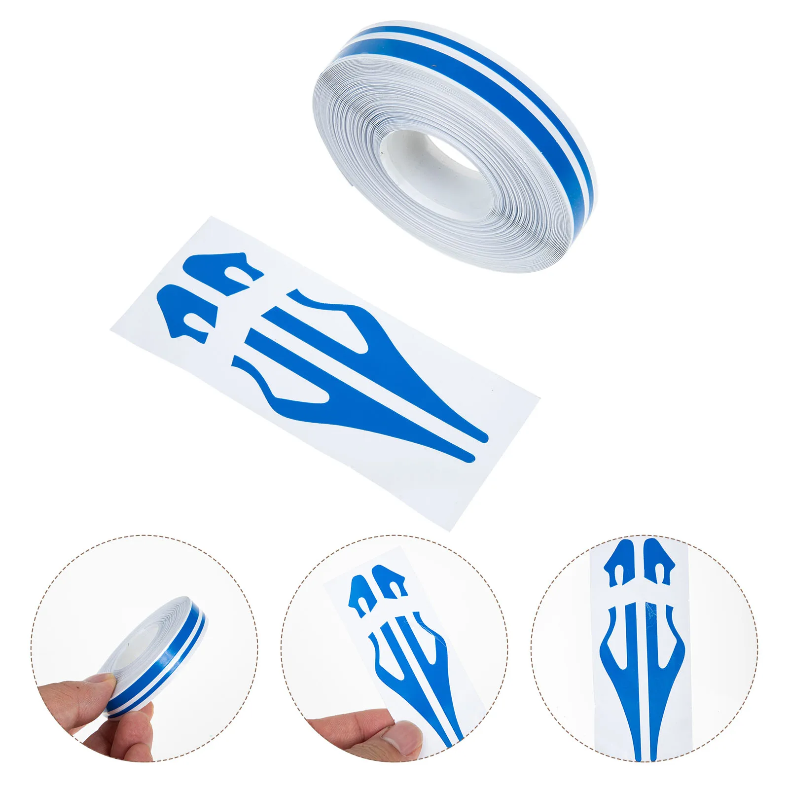 

1pcs Car Body Stickers Blue Pin Striping Tape for Cars Bike Camper Boat Walls Paper Material Easy to Apply No Damage