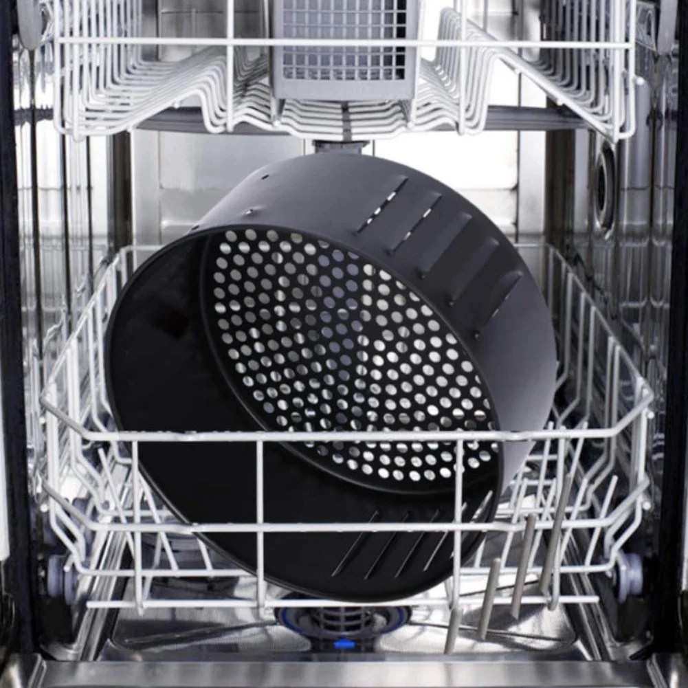 Air Fryer Basket  2.6L And 3.5L Capacities Made For Different Food  Air Fryer Basket Baking Drain Oil Pan Frying Accessories