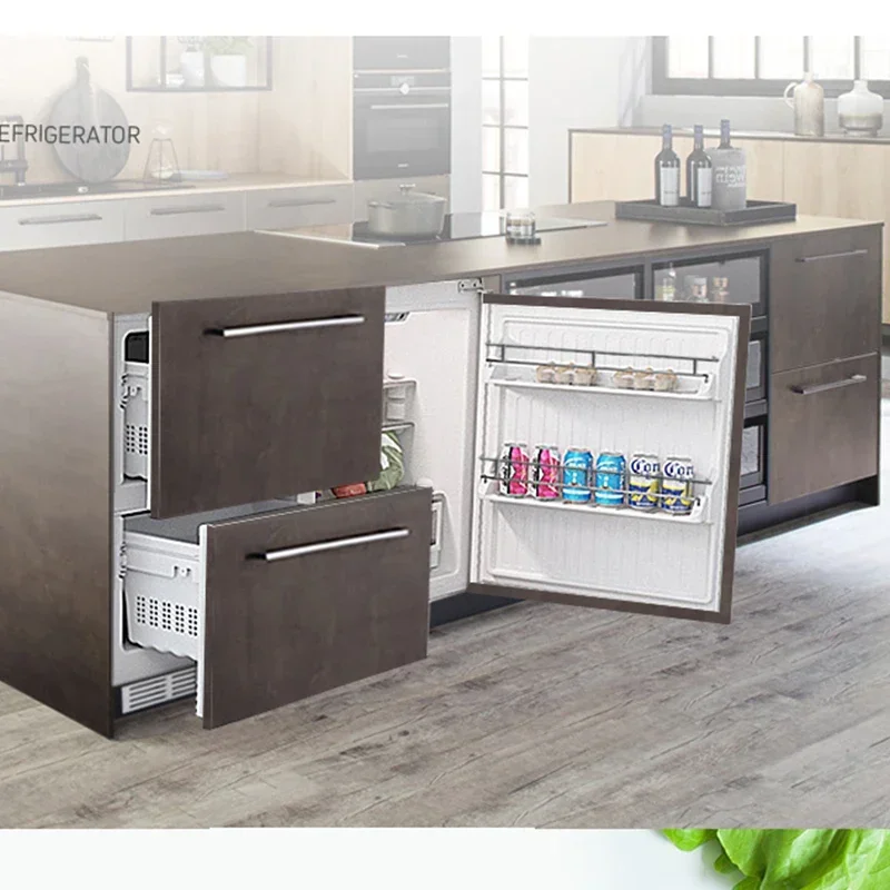 

Build-in Fully Embedded Air-cooled Frost Free Electronic Temperature Control Frequency Conversion Wholesale Refrigerator