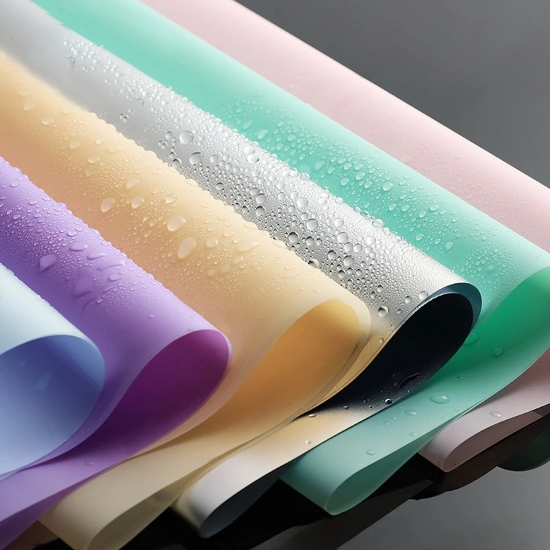 

Bouquet Wrapping Paper Waterproof Transparent Packaging Papers Flower Shop Floral DIY Materials Birthday Gift Package Supplies