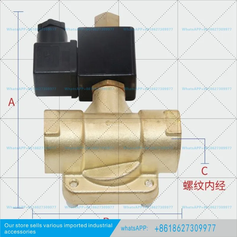 Normally open 0927 series water valve AC220V234 minute air compressor pilot-operated 16kg high pressure solenoid valve