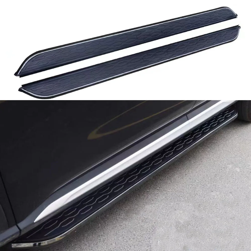 2PCS Fixed Running Board Fits For Jaguar E-PACE 2017-2024 Side Step Nerf Bar Stairs