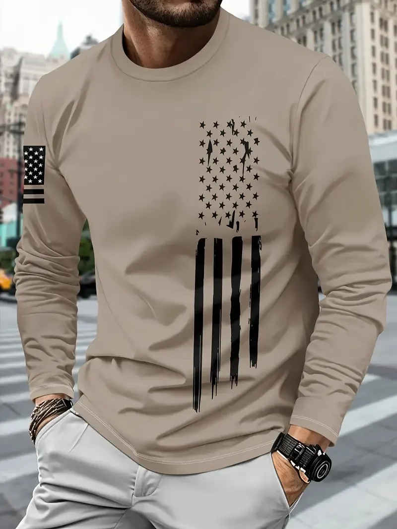 The new men's long-sleeved T-shirt for Spring and Autumn 202