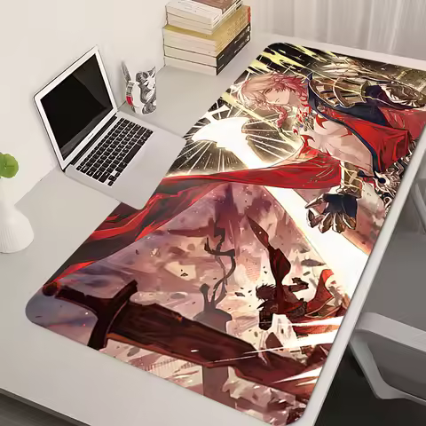 Mouse Pad Honkai Star Rail Mydei Laptop Office Table Mat Keyboard Extended Non-slip Mousepad Gaming Accessories Desk Mat Carpet