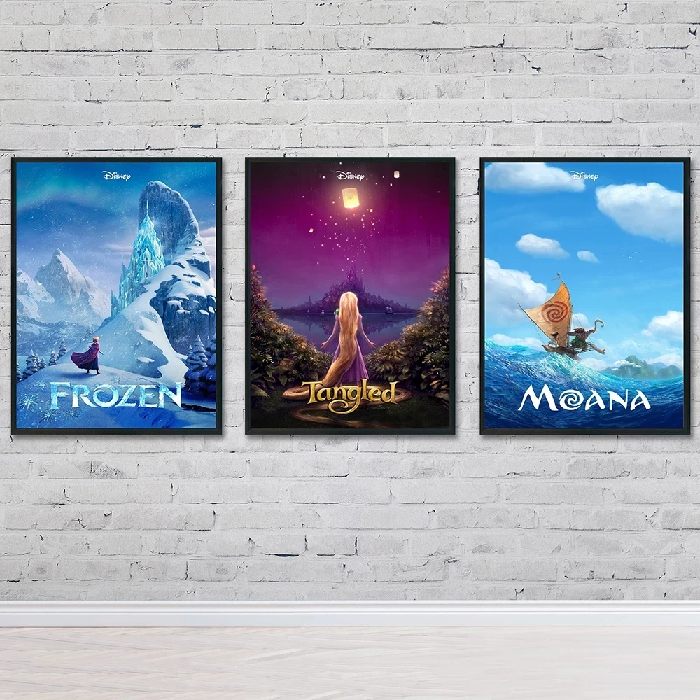 Movie Toy Story Wall Art Modular Pixar Canvas Paintings Frozen Home Decor Disney Pictures Nursery Print Living Room Decoration