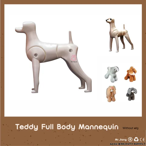 Grooming Model Dog Groomer trimming Practice use Teddy Bear Model Dog Wig , Buy 5 pcs fur get 1 FREE  Mannequin