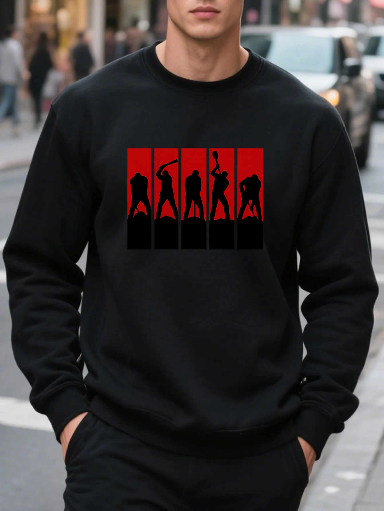 

Graphic Printing Autumn and Winter Men's and Women's Sweatshirts Casual Loose Outdoor Street Sports Training Brand Fashion