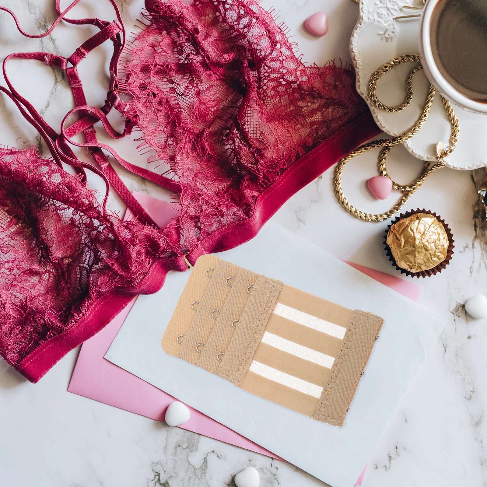 Hebillas de extensión de sujetador, extensores de sujetador ajustables elásticos Premium, accesorios de ropa interior cómodos, múltiples ganchos para pechos, 10 Uds.