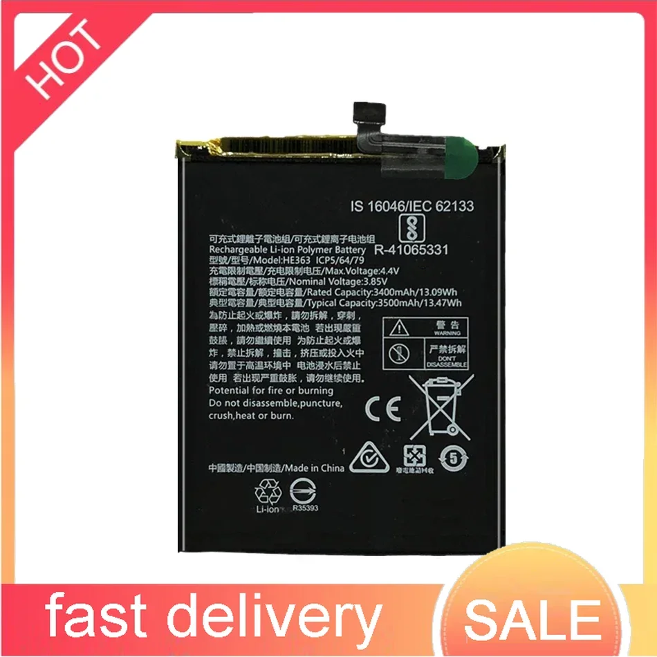 Аккумулятор 3500 мАч HE363 для Nokia X7 TA-1131 TA-1119/для Nokia 8.1 TA-1119 TA-1128 HE 363 Bateria + бесплатный инструмент Аккумулятор 3500 мАч HE363 для Nokia X7 TA-1131 TA-1119/для Nokia 8.1 TA-1119 TA-1128 HE 363 Bateria + бесплатный инструмент