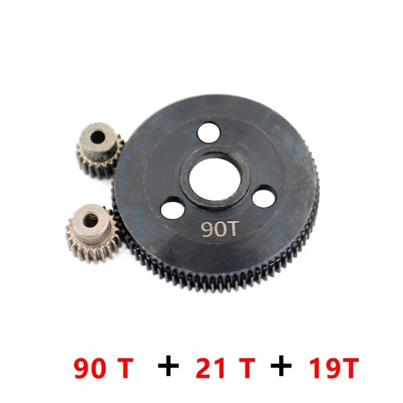 Metal 86T 90T Spur Gear with 19T 21T Pinion Gear for Trxs Slash 2WD Stampede Rustler Bandit 1/10 RC Car Upgrades Parts