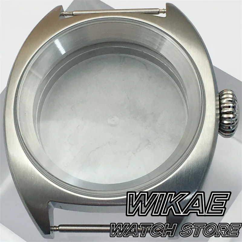 

36mm/39mm Silver Stainless Steel Watch Case Domed Mineral Glass Fit NH34 NH35 ETA2824 PT5000 Mingzhu2813 Miyota8215 Movement