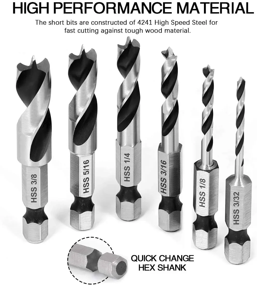 

Magnetic Screwdriver Bit Bits Woodworking Drill Bits 1 4 Hex Shank Bit Set 14mm Hex Shank Convenient Packaging