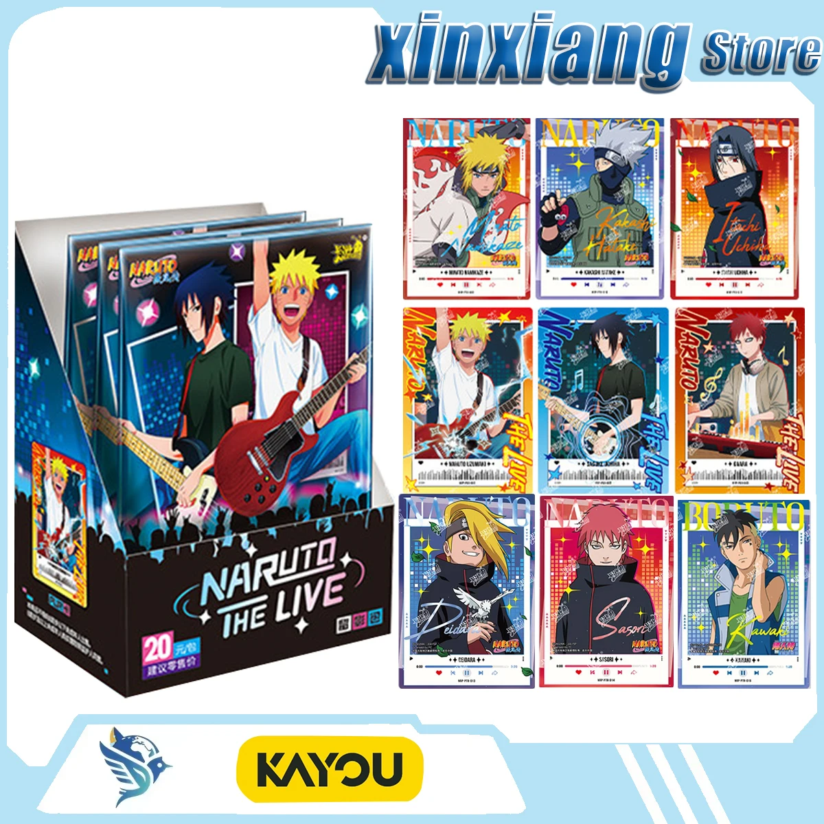 

KAYOU Naruto Shippuden Limited Polaroid Cards Cartoon Characters In Anime And Manga The Feeling Of Youthful Passion And Vigor