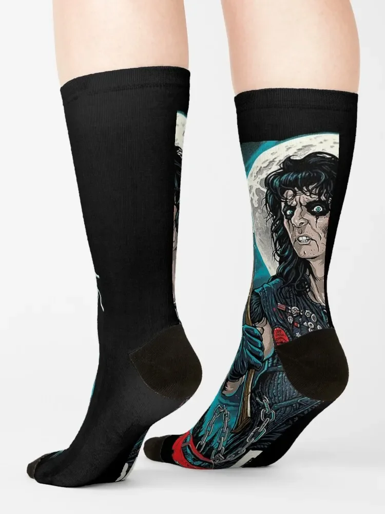 Alice Cooper Socken lustige Geschenke warme Winter Argentinien Männer Socken Luxusmarke Frauen